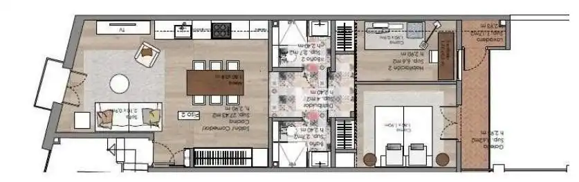 Piso en venta en Barcelona con Aire acondicionado, Calefacción y Terraza