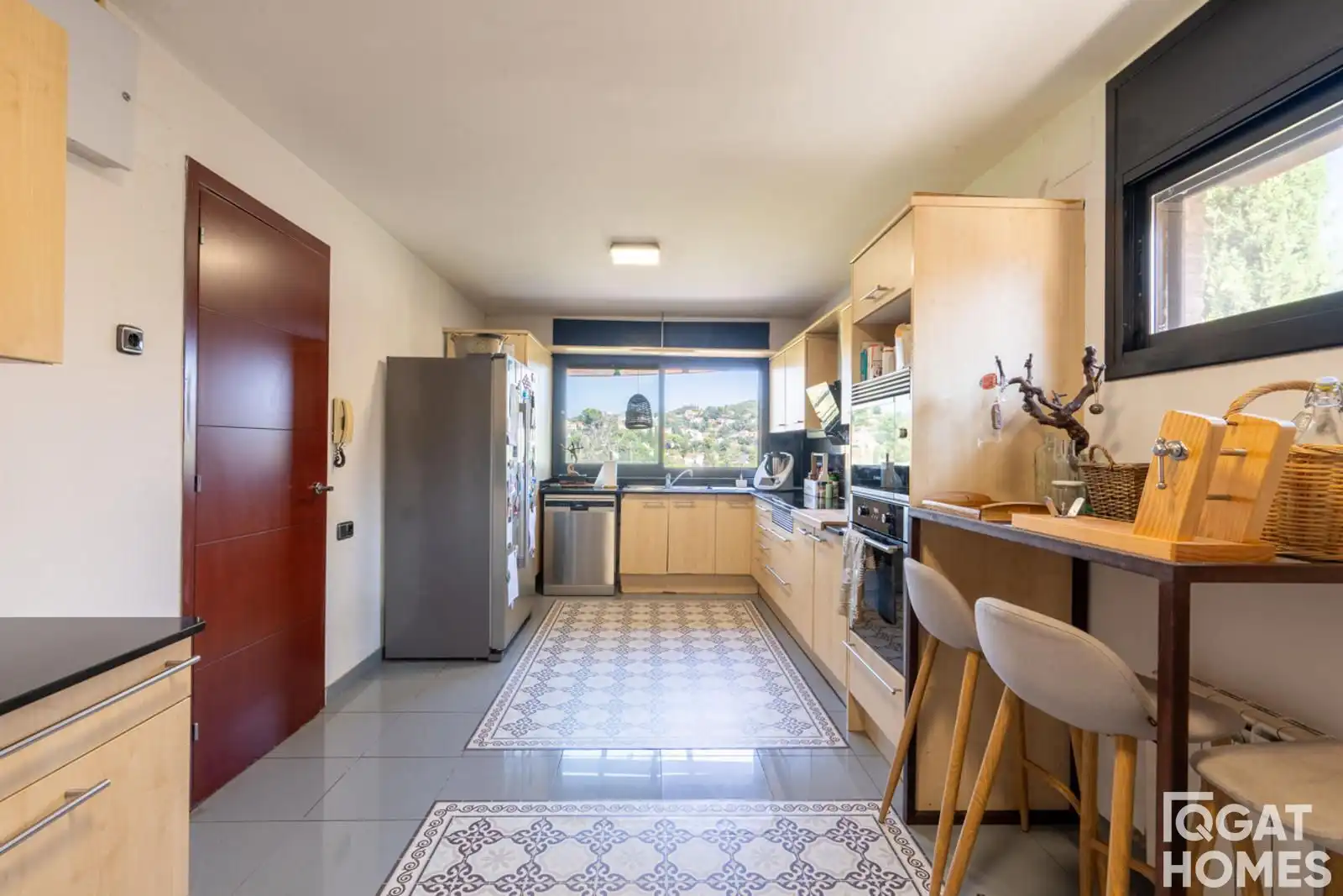 Cocina de Casa o chalet en venta en Sant Cugat del Vallès con Calefacción, Terraza y Trastero