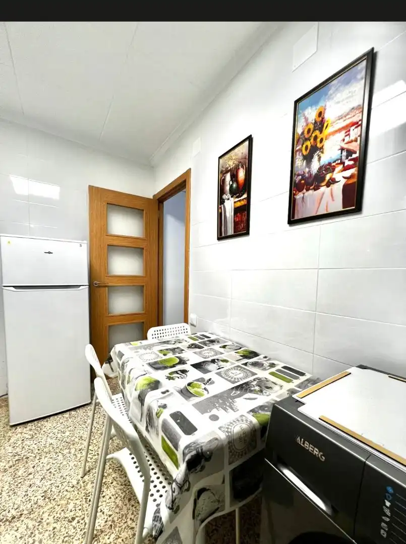 Küche von Wohnung zur untervermieten in L'Alcúdia de Crespins mit Klimaanlage, Heizung und Möbliert