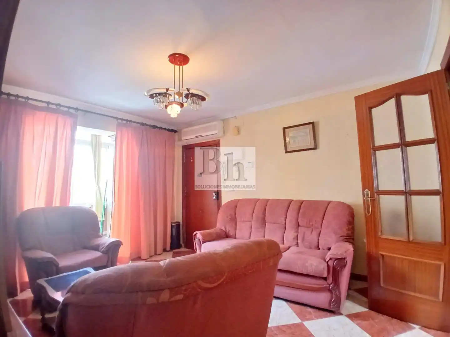 Living room of Flat for sale in Málaga  with Air Conditioner and Alarm
