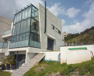 Exterior view of Single-family semi-detached for sale in Calpe / Calp  with Air Conditioner, Terrace and Swimming Pool