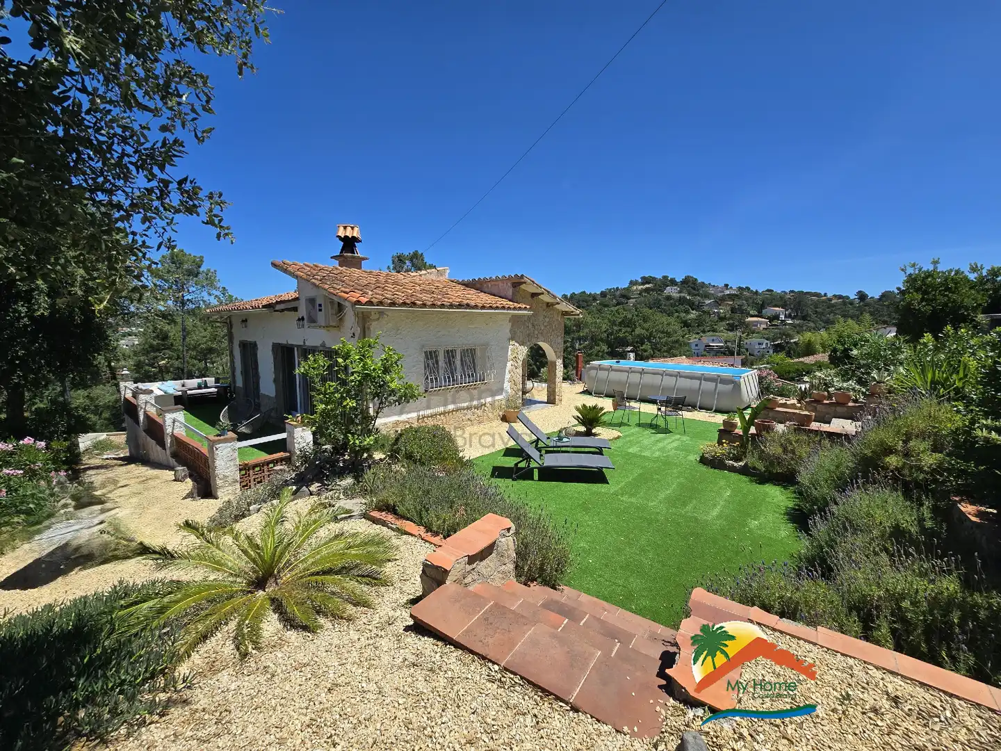 Jardín de Casa o chalet en venta en Lloret de Mar con Aire acondicionado, Calefacción y Jardín privado