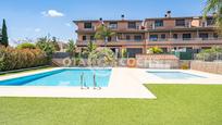 Swimming pool of Single-family semi-detached for sale in Vinyols i els Arcs  with Heating, Private garden and Community pool