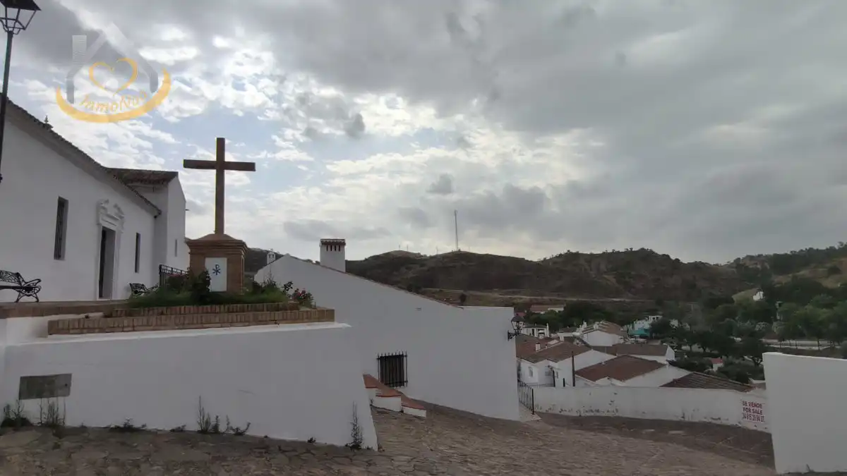 Vista exterior de Casa o xalet en venda en Sanlúcar de Guadiana amb Jardí privat, Terrassa i Moblat