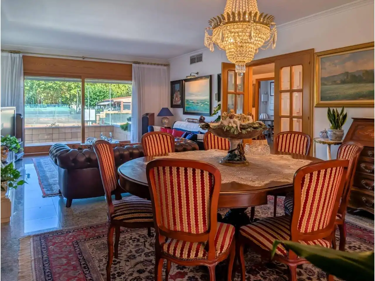Dining room of Houses for sale in Banyoles  with Air Conditioner, Heating and Private garden