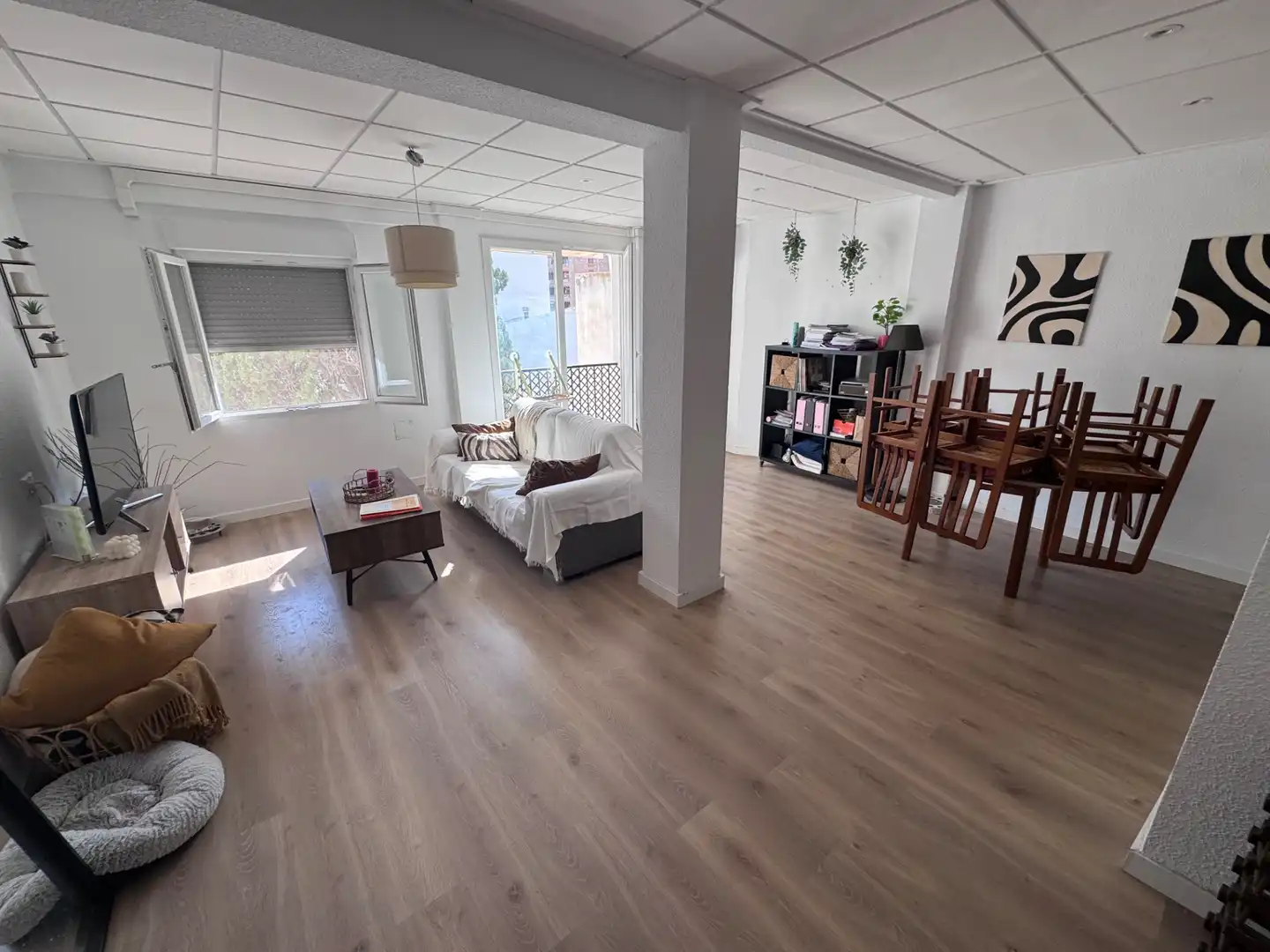 Sala de estar de Piso en venta en Villena con Aire acondicionado, Terraza y Amueblado
