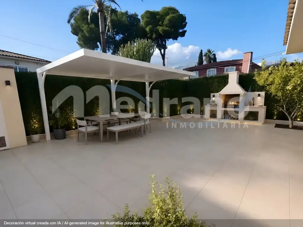 Terraza de Casa o chalet en venta en Benidorm con Piscina
