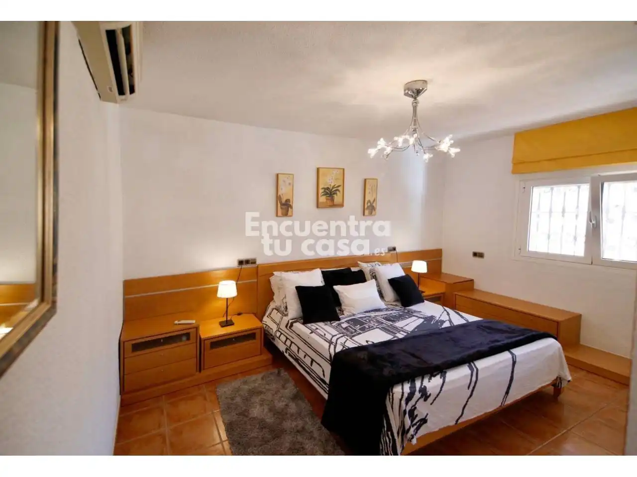 Bedroom of Houses for rent in La Nucia  with Air Conditioner, Heating and Private garden