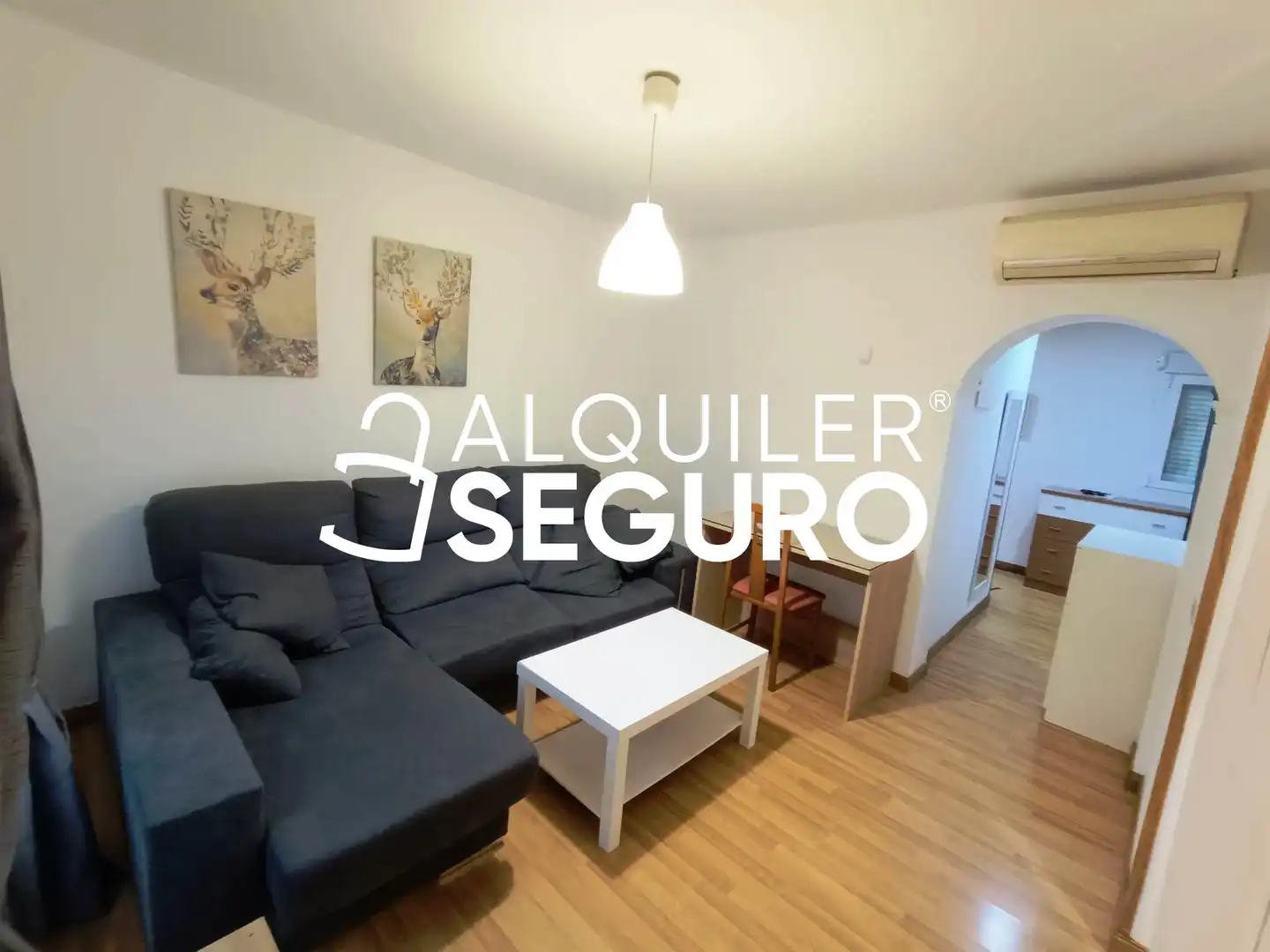 Sala de estar de Piso de alquiler en Leganés con Aire acondicionado, Calefacción y Amueblado