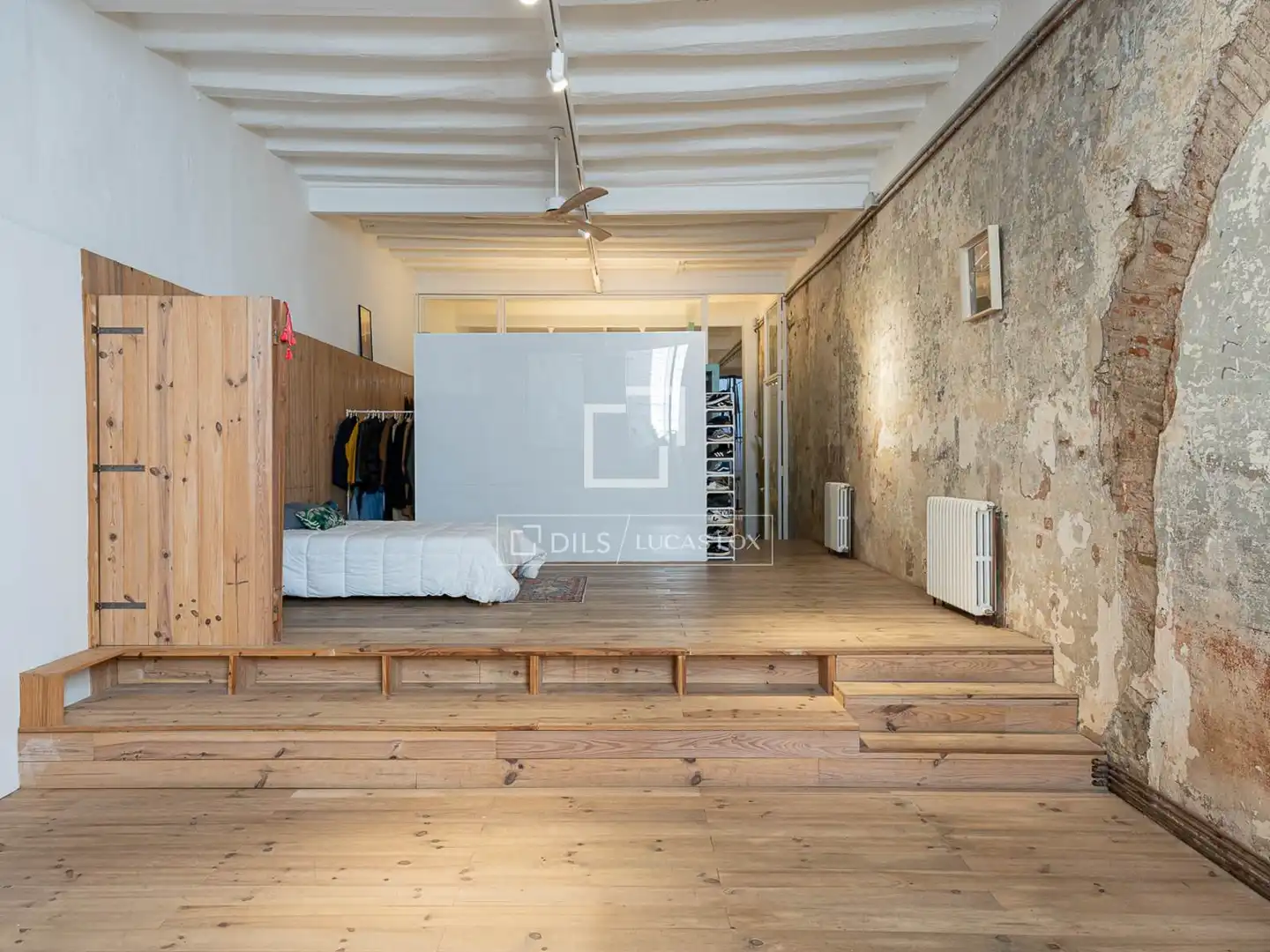 Schlafzimmer von Wohnung zum Verkauf in Barcelona mit Heizung