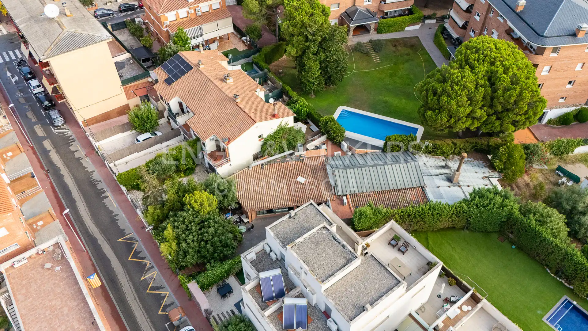 Vista exterior de Residencial en venda en Sant Quirze del Vallès