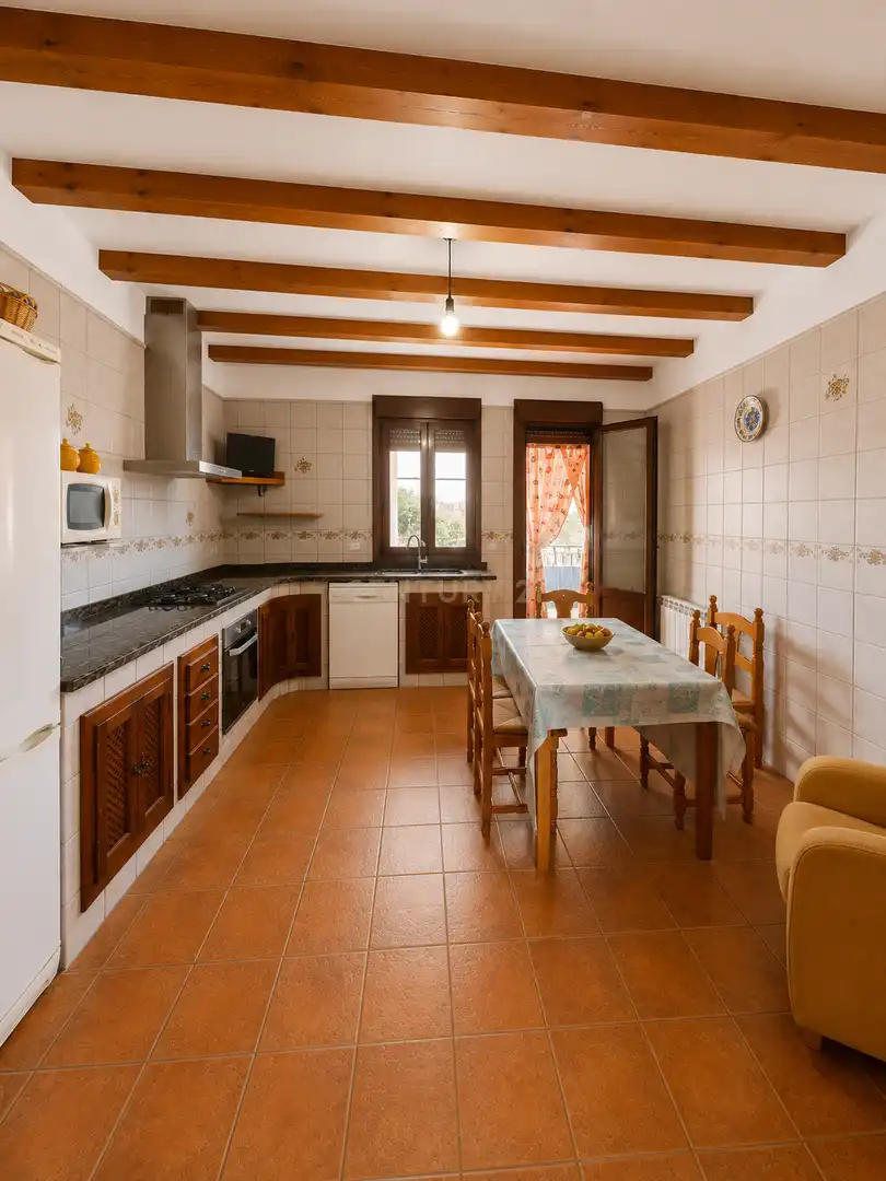 Kitchen of Houses for sale in Herrera de Alcántara  with Air Conditioner, Swimming Pool and Balcony