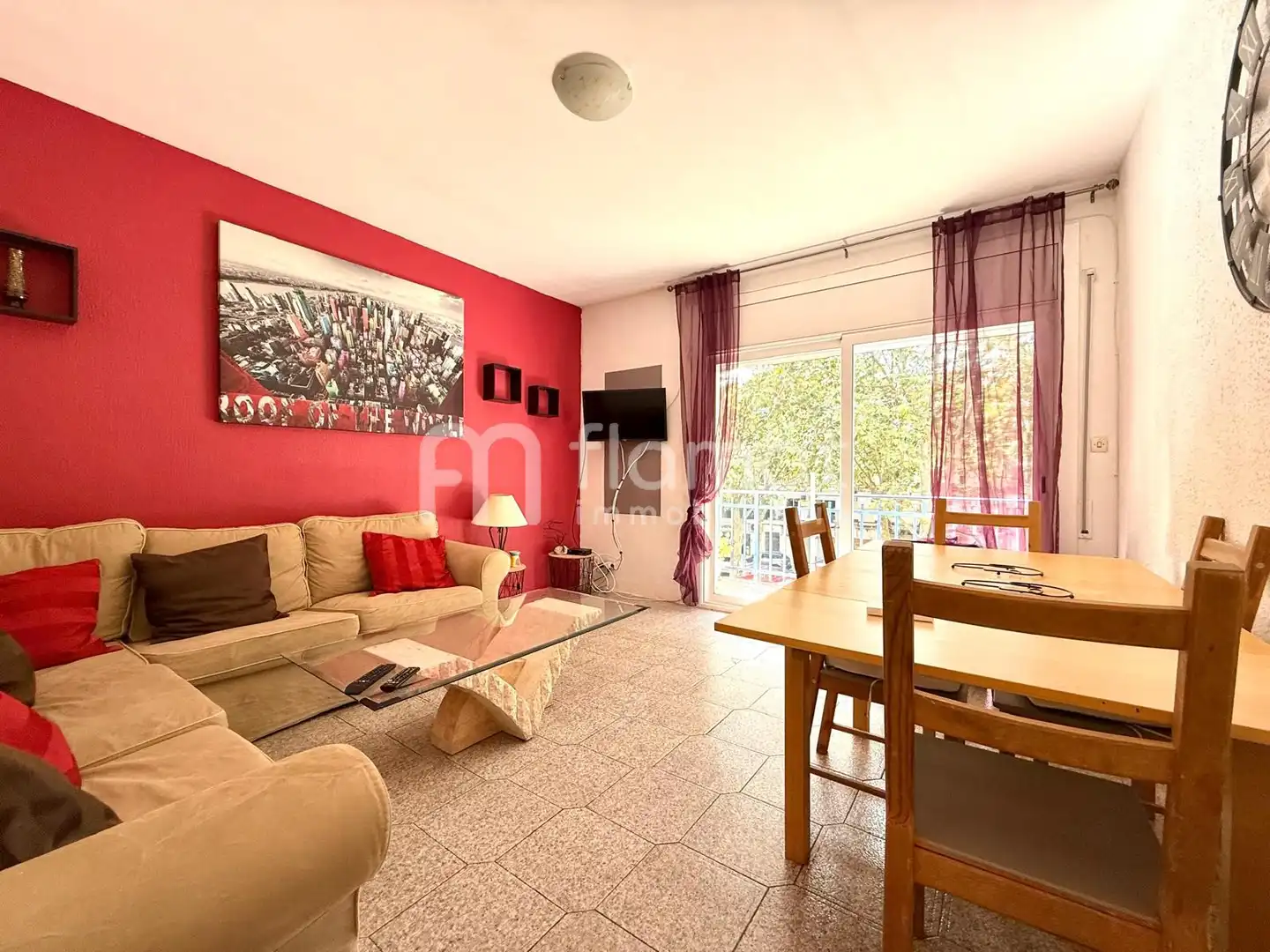 Living room of Flat for sale in Blanes  with Terrace