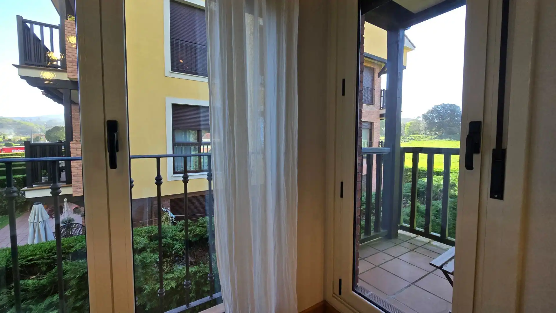 Balcony of Flat for sale in Llanes  with Heating, Terrace and Furnished