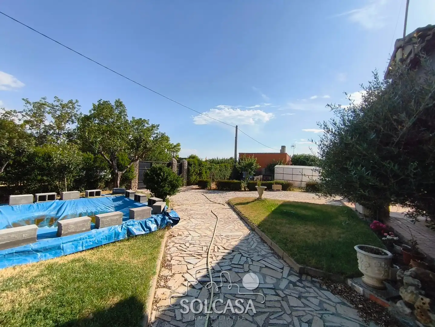 Garten von Country house zum Verkauf in Trigueros del Valle mit Heizung, Privatgarten und Schwimmbad