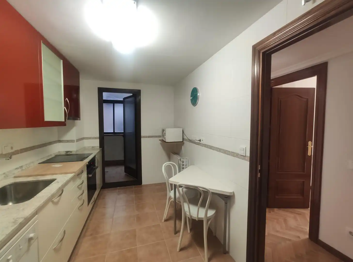 Küche von Wohnung zur Miete in Madrid mit Klimaanlage, Heizung und Parkett