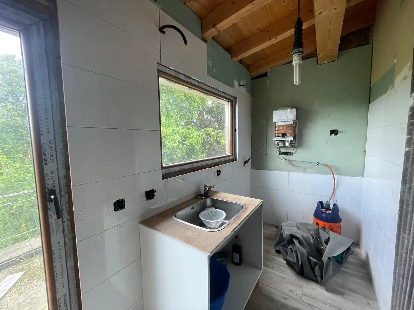 Küche von Einfamilien-Reihenhaus zum Verkauf in Bárcena de Cicero mit Terrasse und Balkon