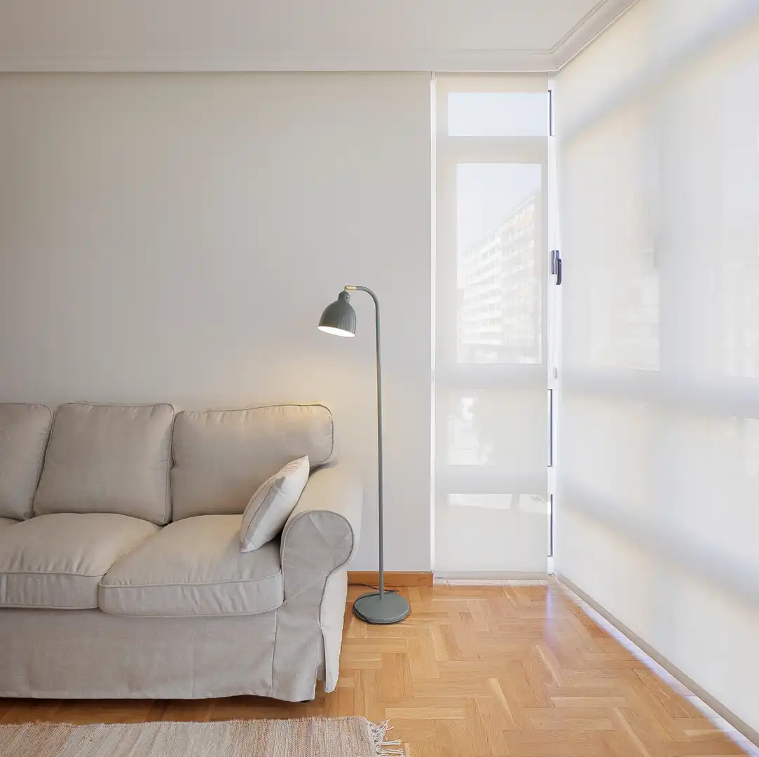 Sala de estar de Piso de alquiler en Avilés con Calefacción, Parquet y Terraza