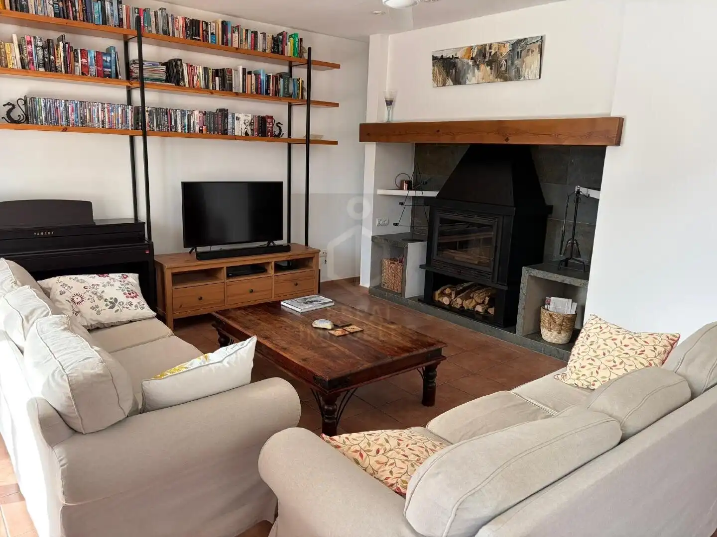 Sala d'estar de Casa o xalet en venda en Calders