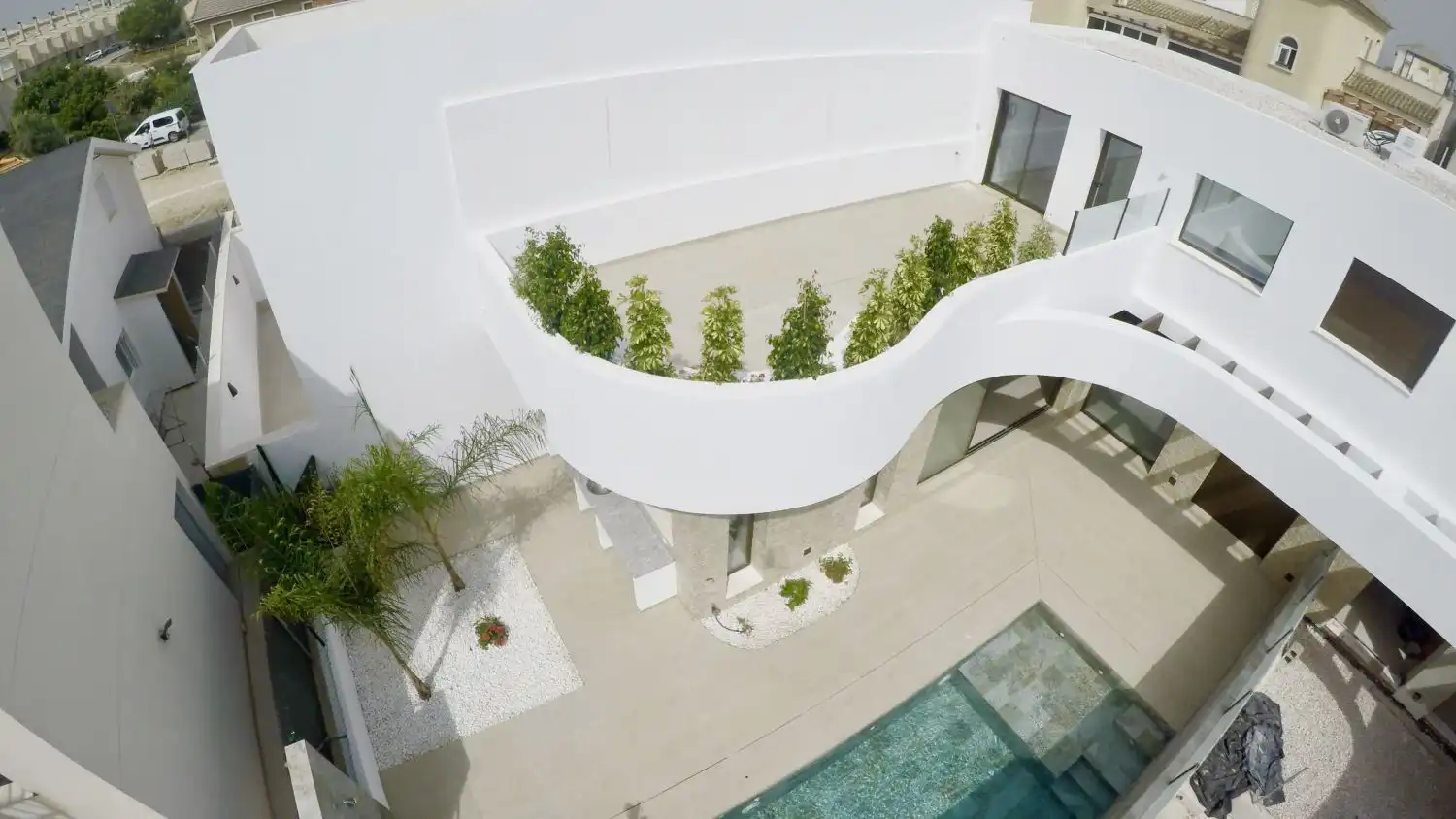 Terraza de Casa adosada en venta en Almoradí con Jardín privado, Terraza y Piscina