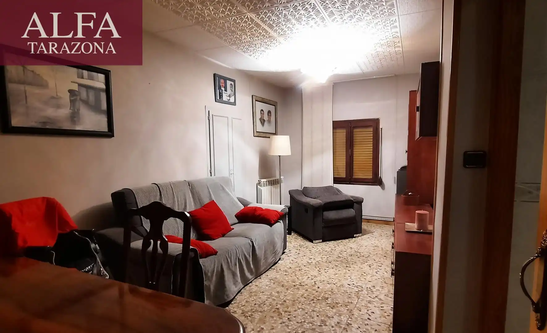 Sala de estar de Piso en venta en Tarazona con Calefacción, Trastero y Balcón
