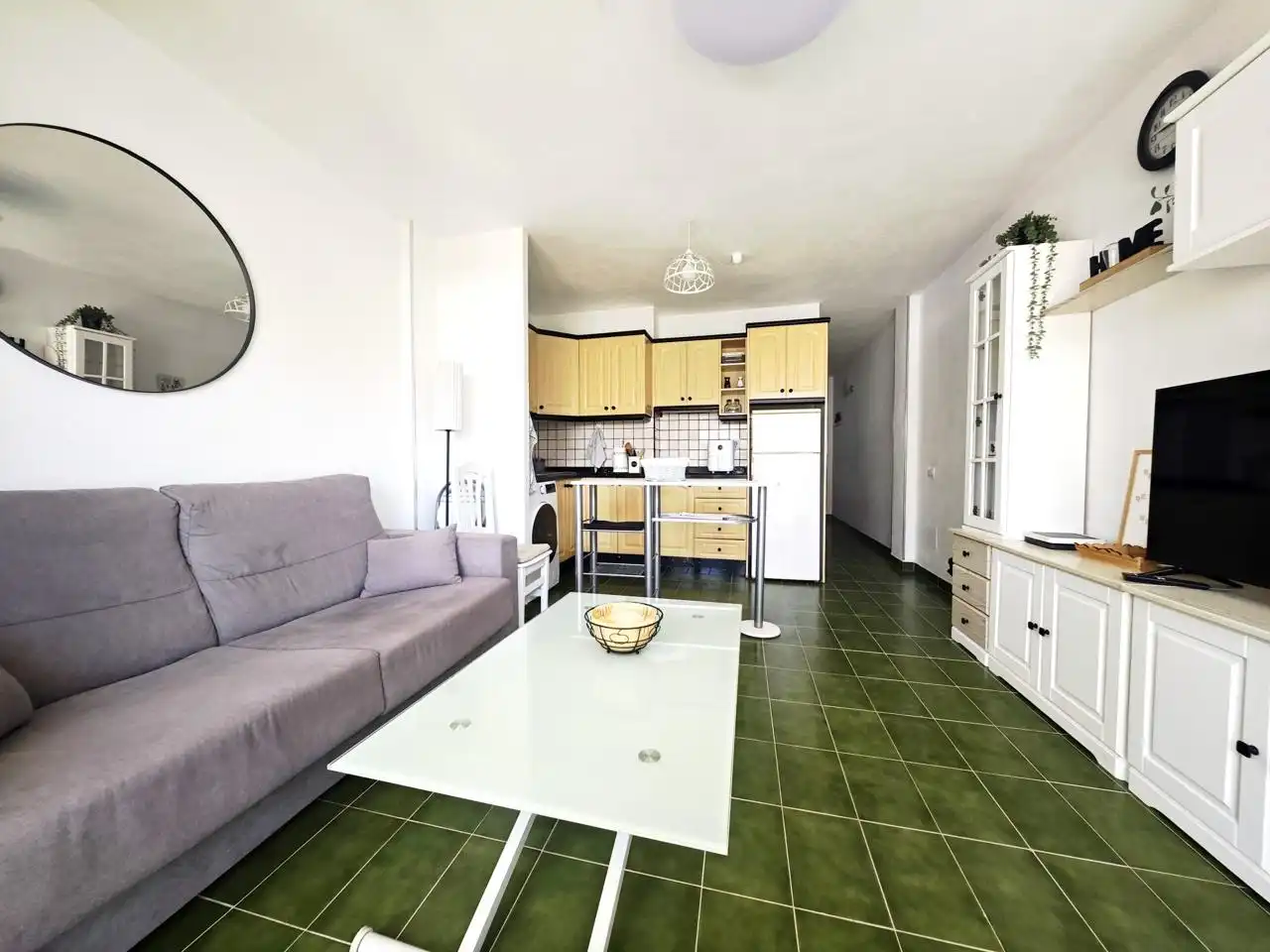 Sala d'estar de Apartament de lloguer en Sonnenland