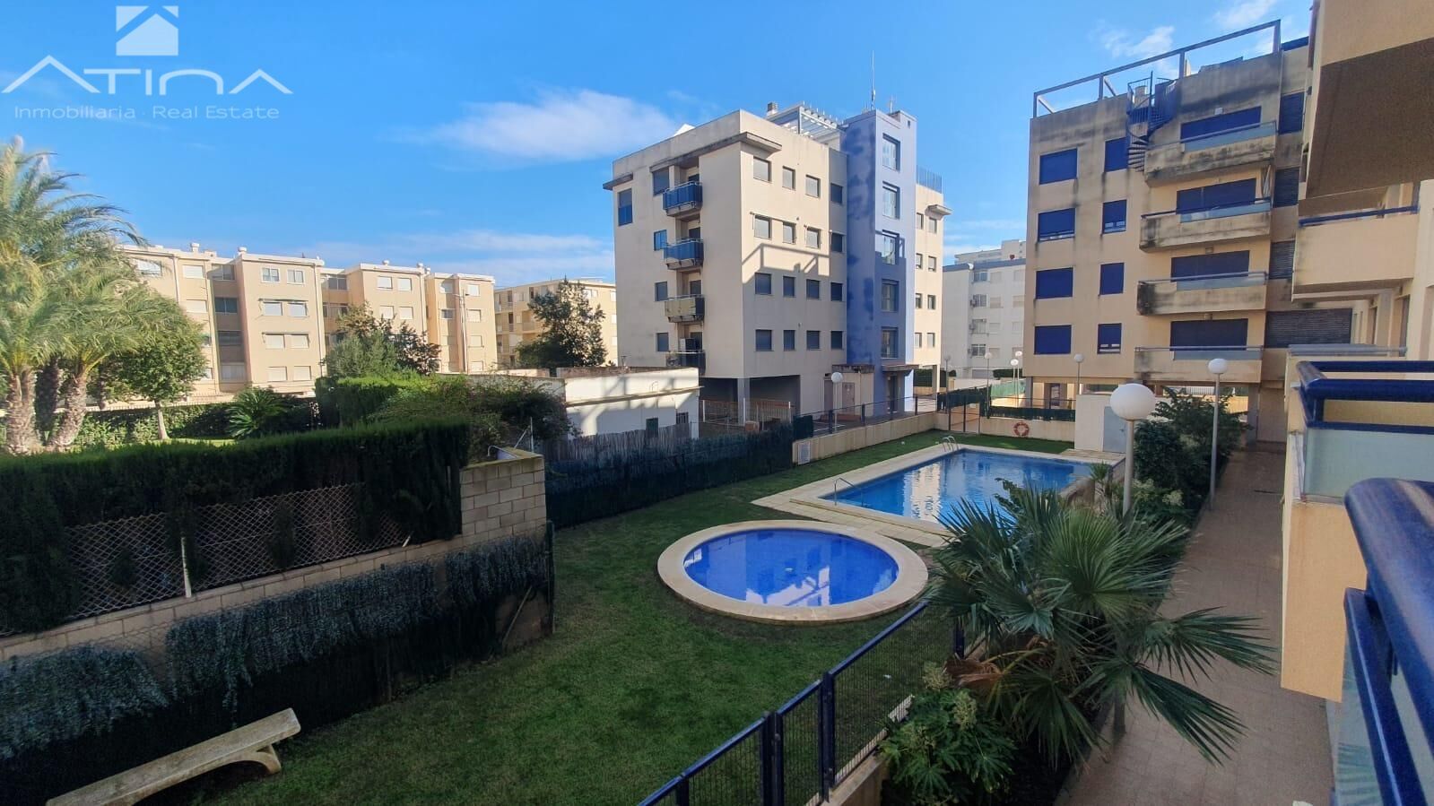Piscina de Apartament en venda en Bellreguard amb Aire condicionat, Jardí privat i Terrassa