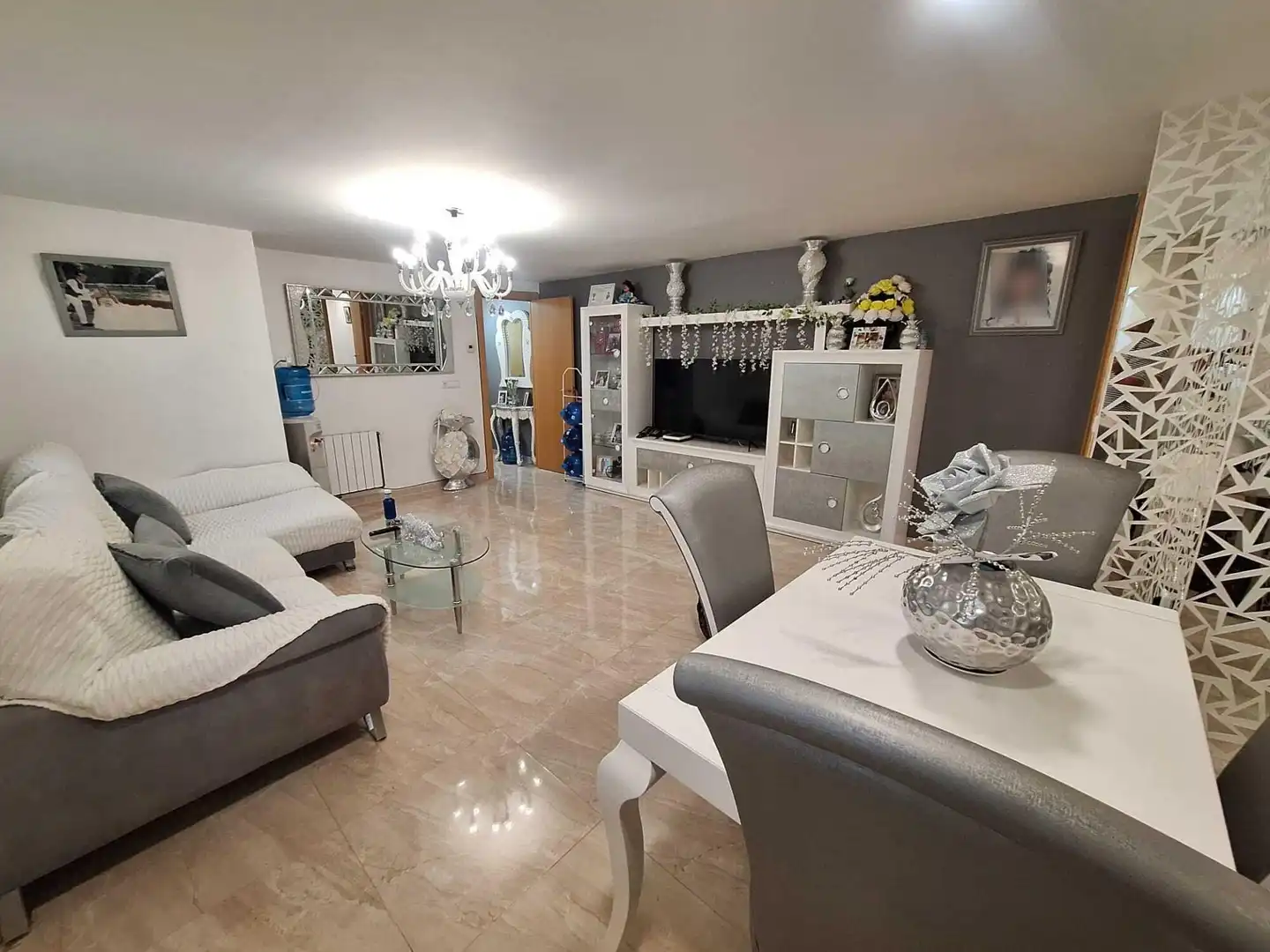 Sala de estar de Piso en venta en Badia del Vallès con Calefacción