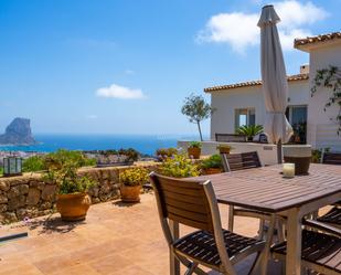 Terrace of Single-family semi-detached for sale in Calpe / Calp  with Air Conditioner, Private garden and Terrace