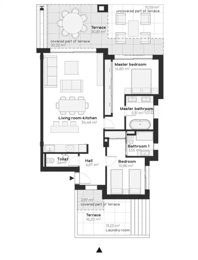 Wohnung mit Pool zum Verkauf in Playa Bahía Dorada, imagen 13