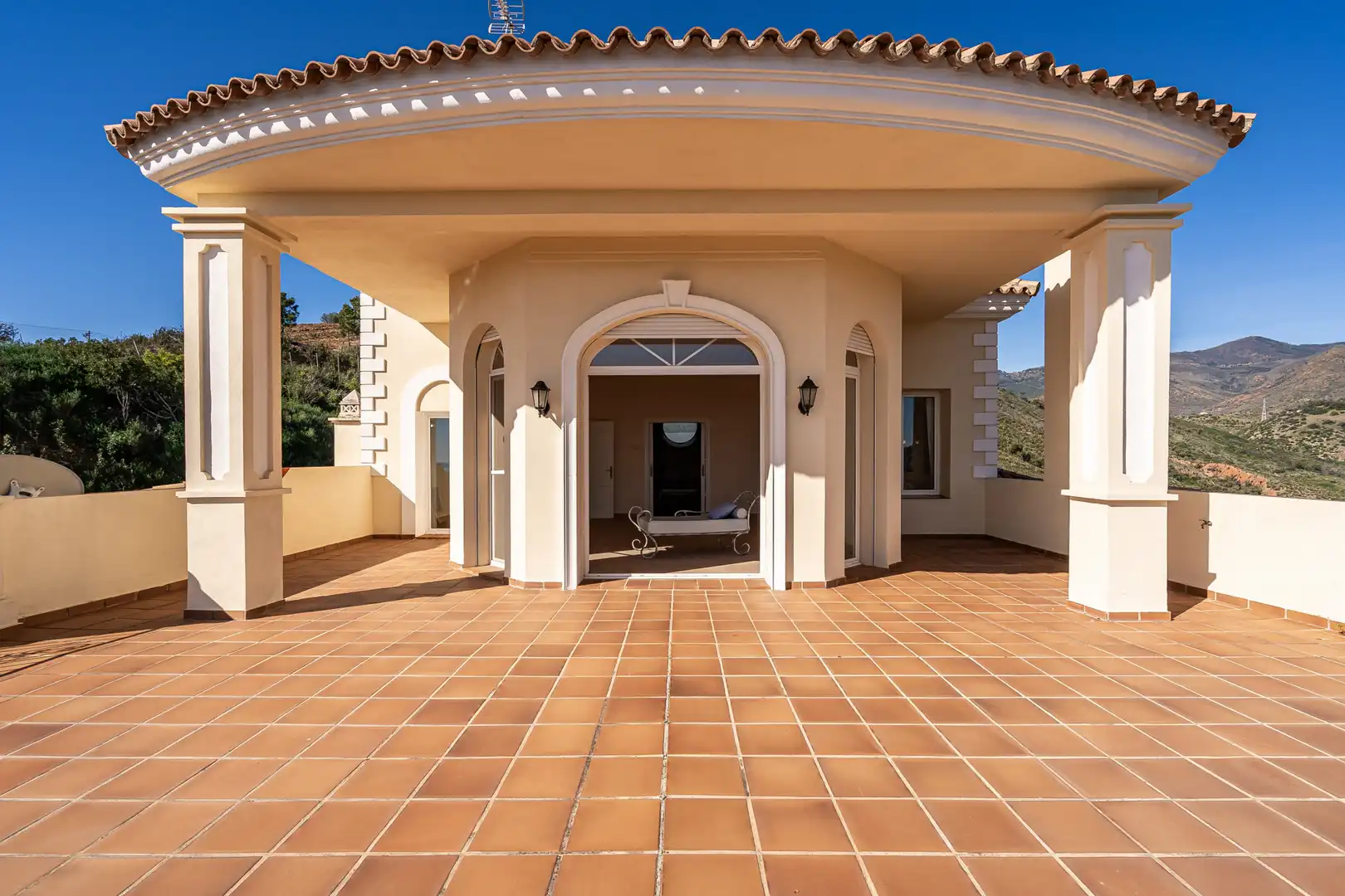 Terraza de Casa o chalet en venta en Estepona con Aire acondicionado, Terraza y Amueblado