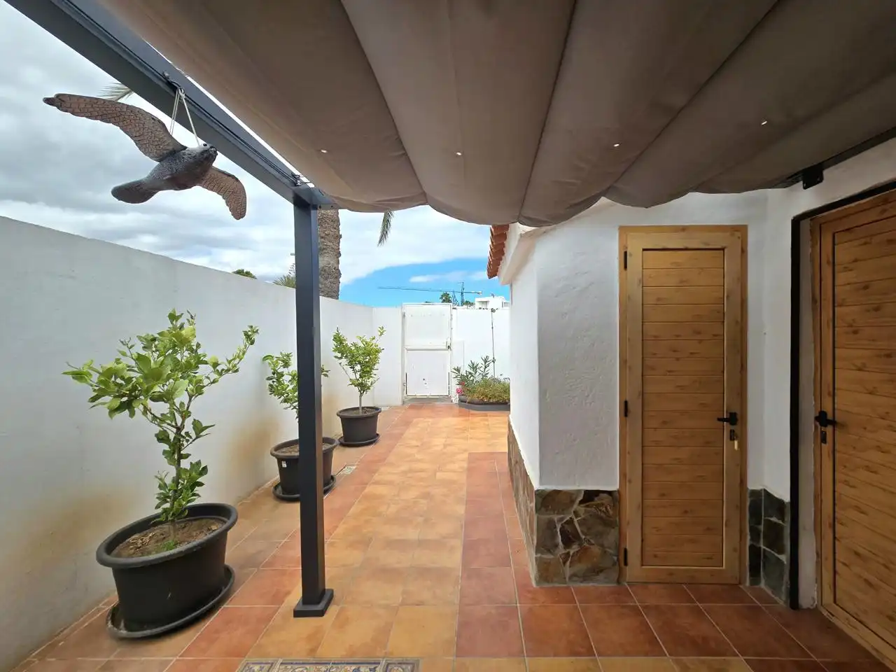 Terraza de Casa o chalet en venta en San Bartolomé de Tirajana con Aire acondicionado, Jardín privado y Terraza