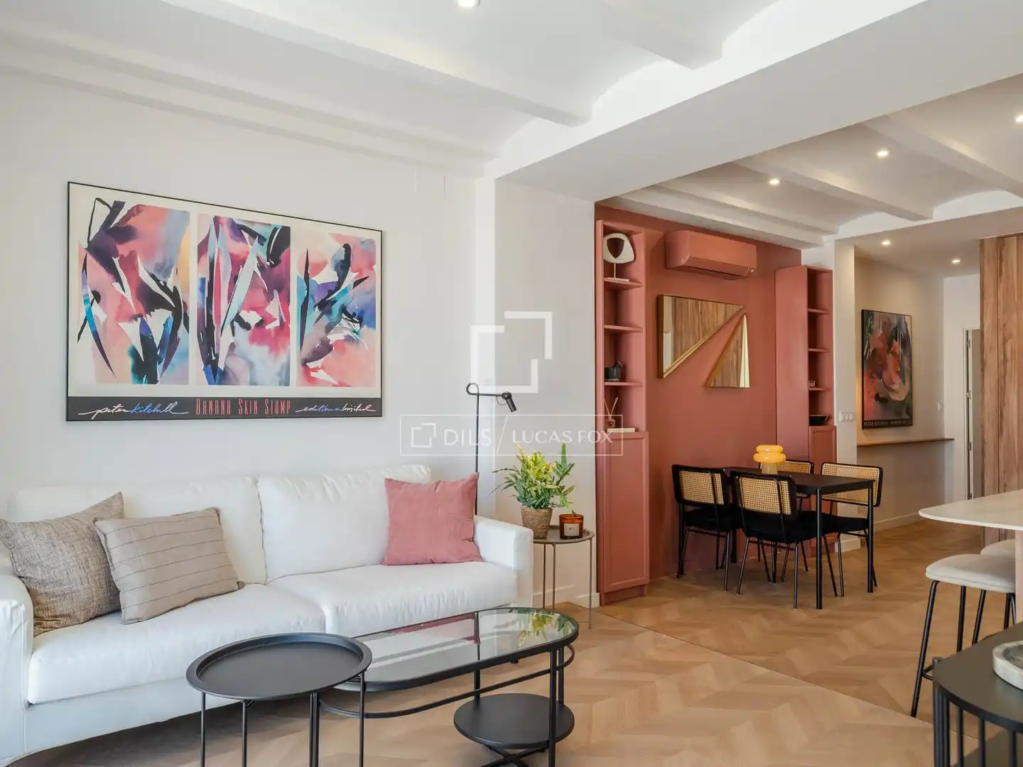 Sala d'estar de Pis de lloguer en Valencia amb Aire condicionat, Calefacció i Terrassa