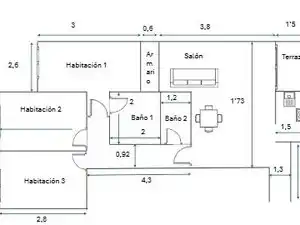Flat for sale in Valencia  with Air Conditioner, Furnished and Oven