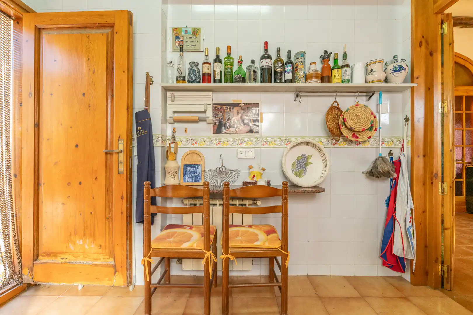 Cuina de Casa o xalet en venda en Les Borges del Camp amb Calefacció, Jardí privat i Terrassa