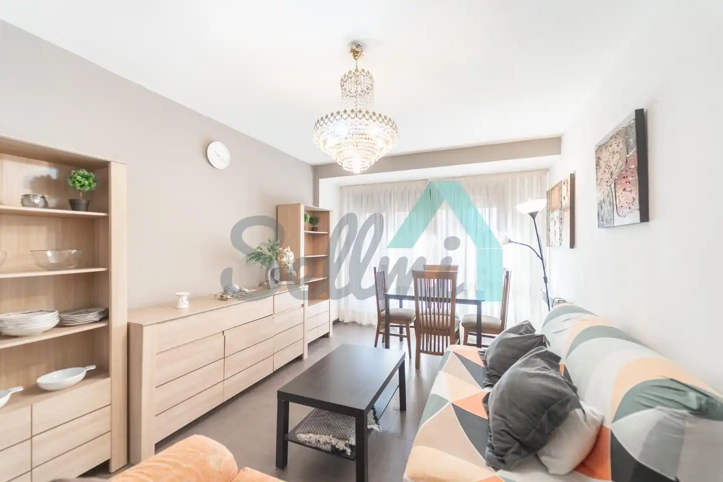 Living room of Flat for rent in Oviedo   with Heating, Terrace and Furnished