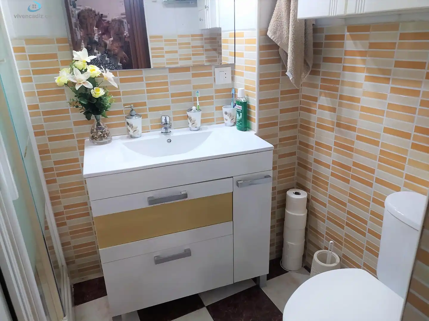 Bathroom of Houses for sale in Cádiz  with Air Conditioner, Terrace and Storage room