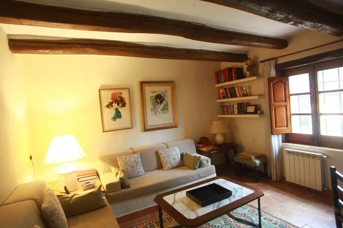 Wohnzimmer von Country house zum Verkauf in Santa Cristina d'Aro mit Terrasse, Abstellraum und Schwimmbad