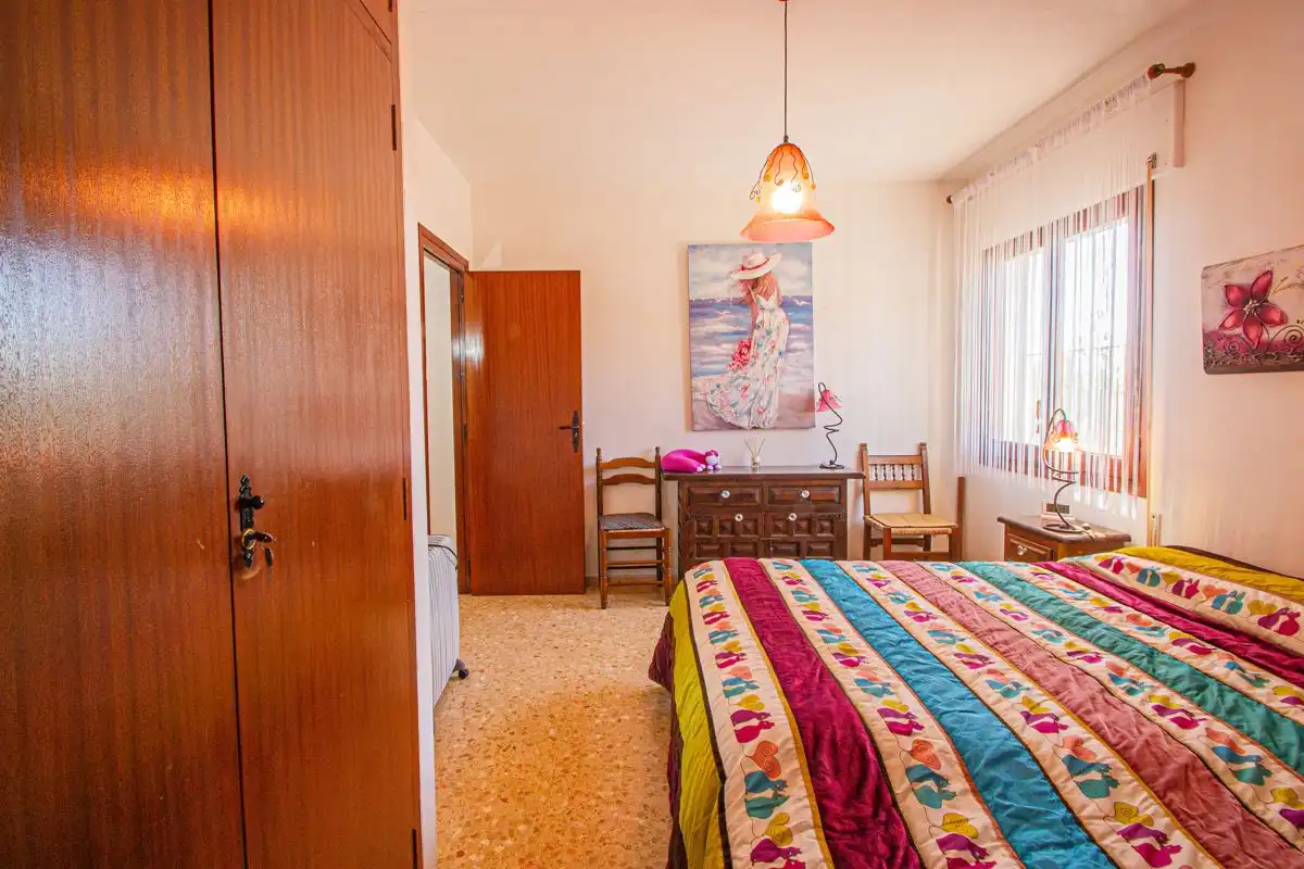 Bedroom of Houses for sale in Calpe / Calp  with Air Conditioner, Heating and Private garden