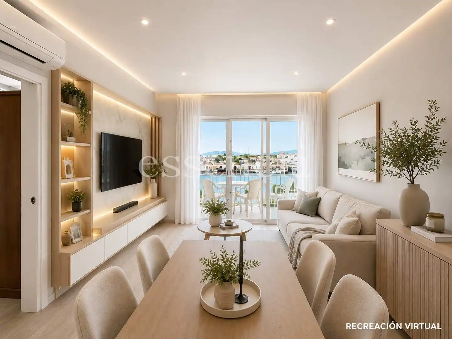 Sala de estar de Apartamento en venta en Gandia con Aire acondicionado, Terraza y Balcón