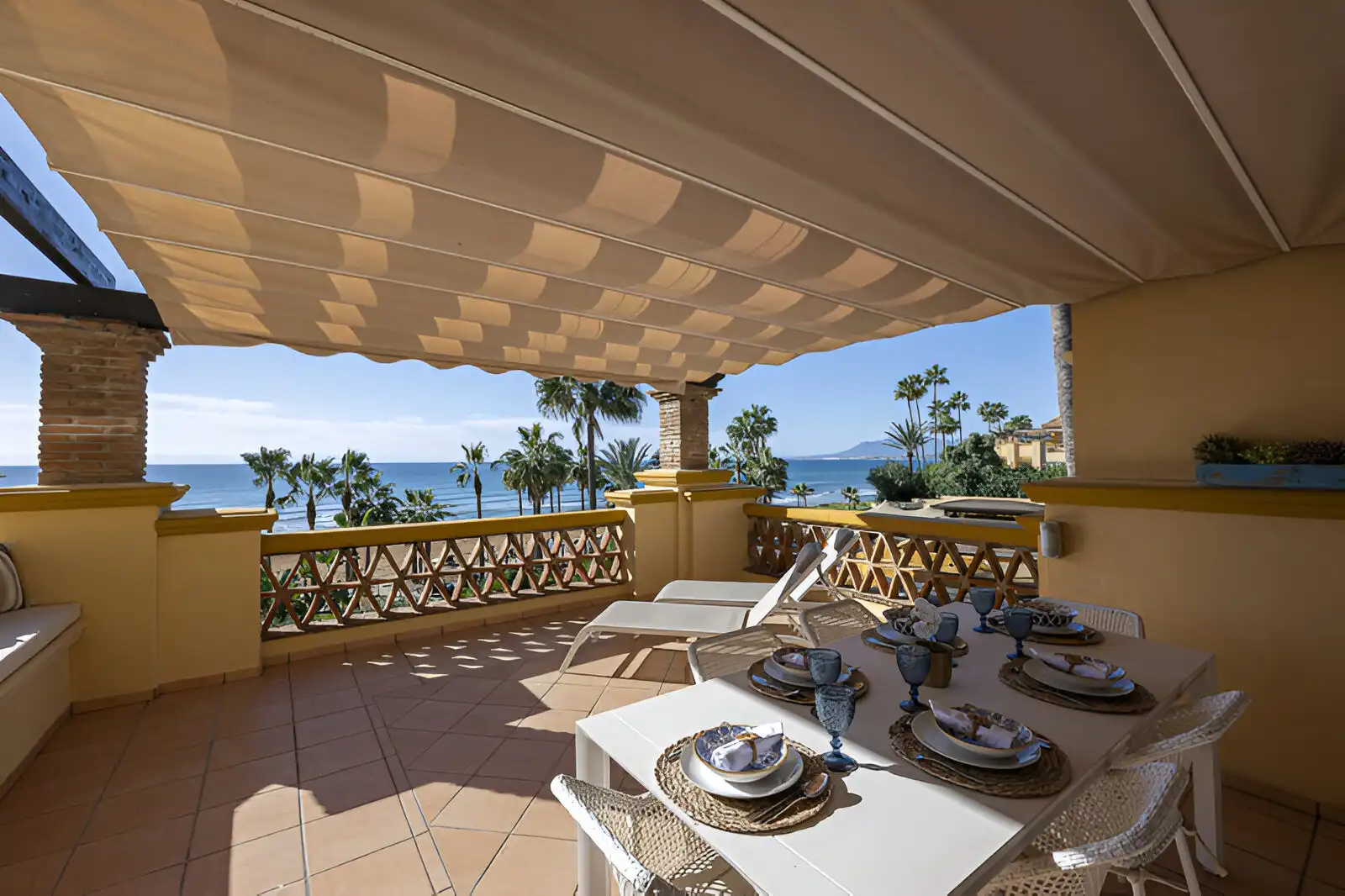 Terraza de Apartamento en venta en Marbella con Aire acondicionado, Terraza y Trastero