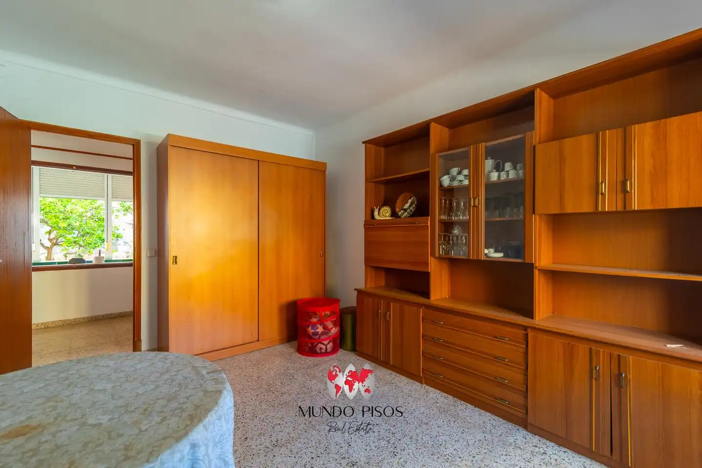 Schlafzimmer von Erdgeschoss zum Verkauf in  Palma de Mallorca mit Klimaanlage, Heizung und Terrasse