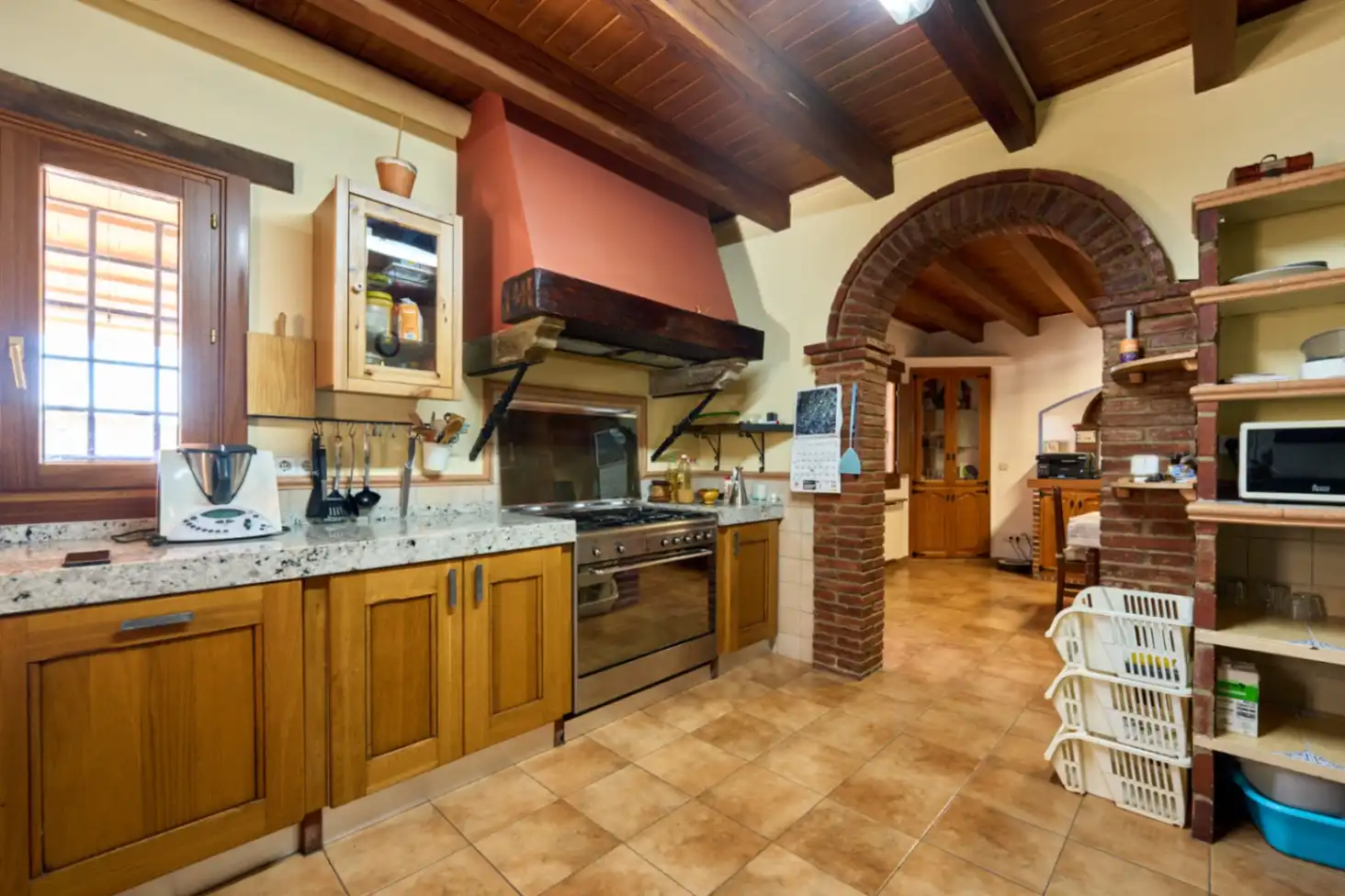 Cocina de Finca rústica en venta en L'Ametlla del Vallès con Calefacción, Terraza y Trastero