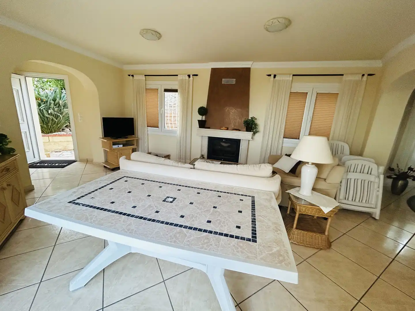Living room of Houses for sale in Dénia  with Air Conditioner, Private garden and Terrace