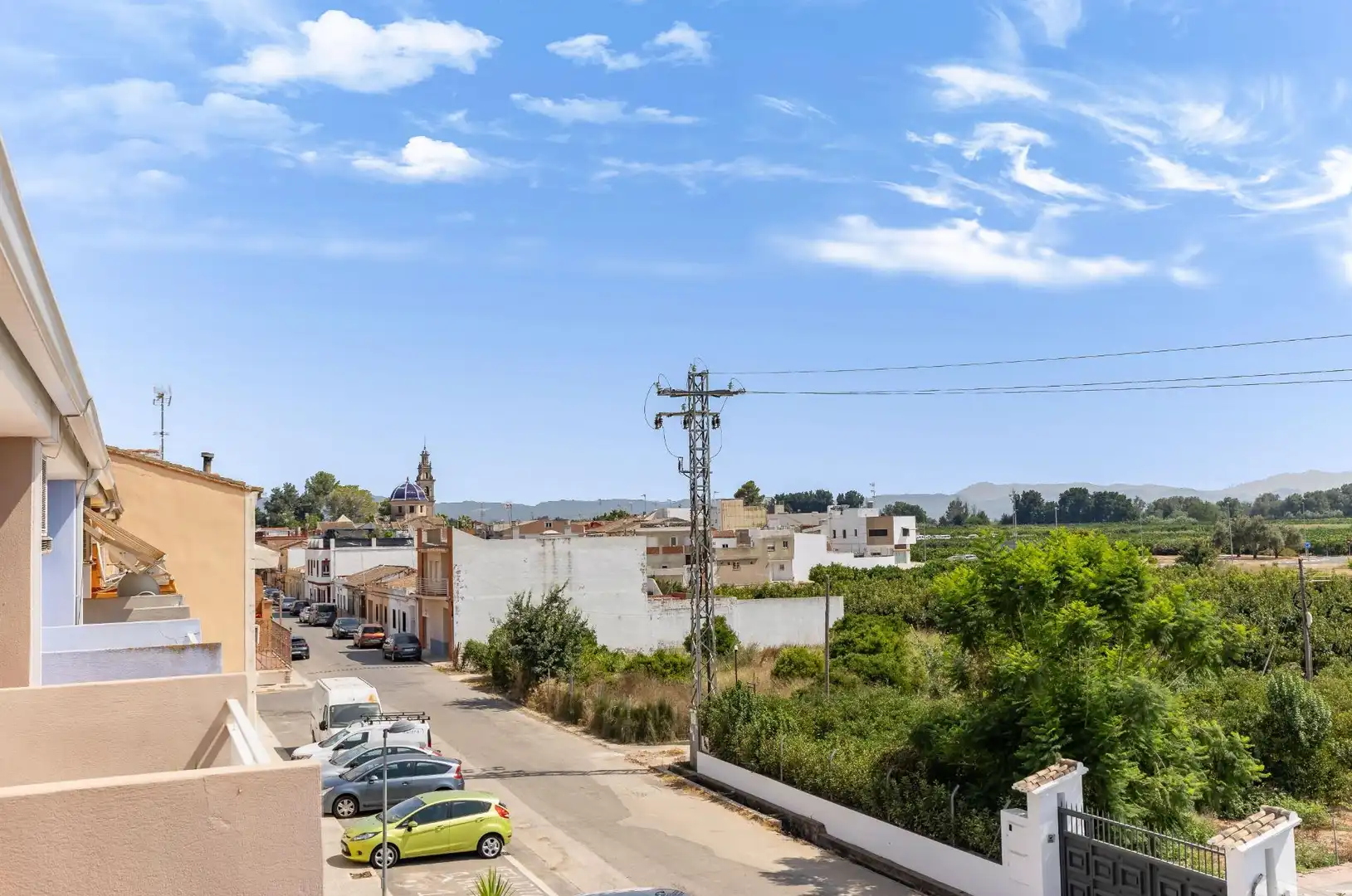 Vista exterior de Casa adosada en venta en Benimuslem con Aire acondicionado, Calefacción y Parquet