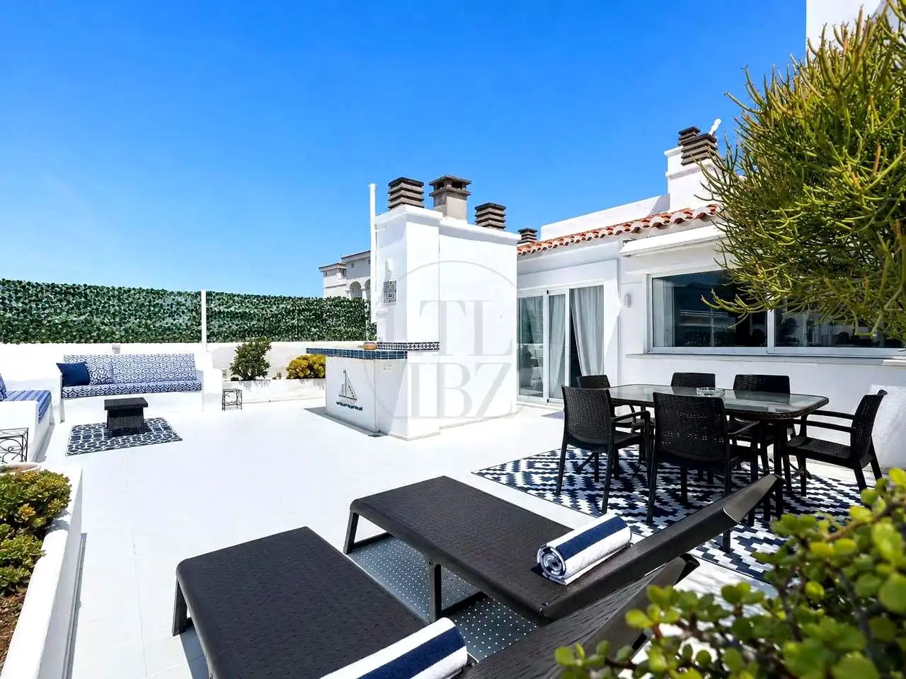 Terraza de Ático de alquiler en Eivissa con Terraza, Amueblado y Internet