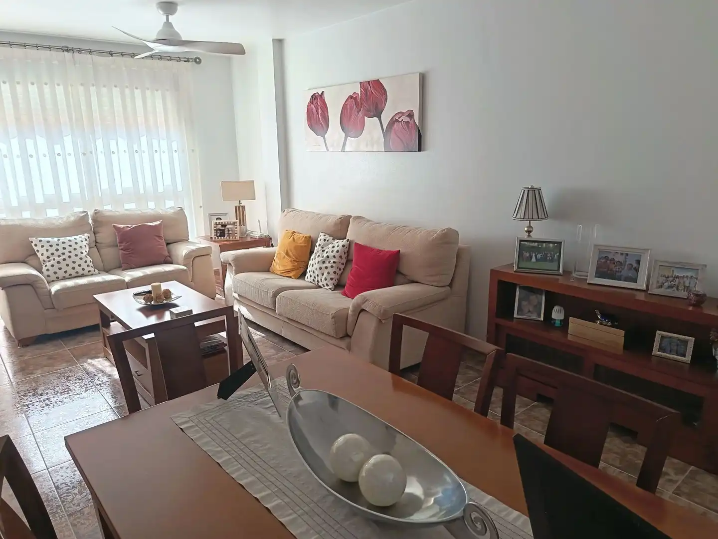 Wohnzimmer von Wohnung zum Verkauf in Lorca mit Heizung, Terrasse und Abstellraum