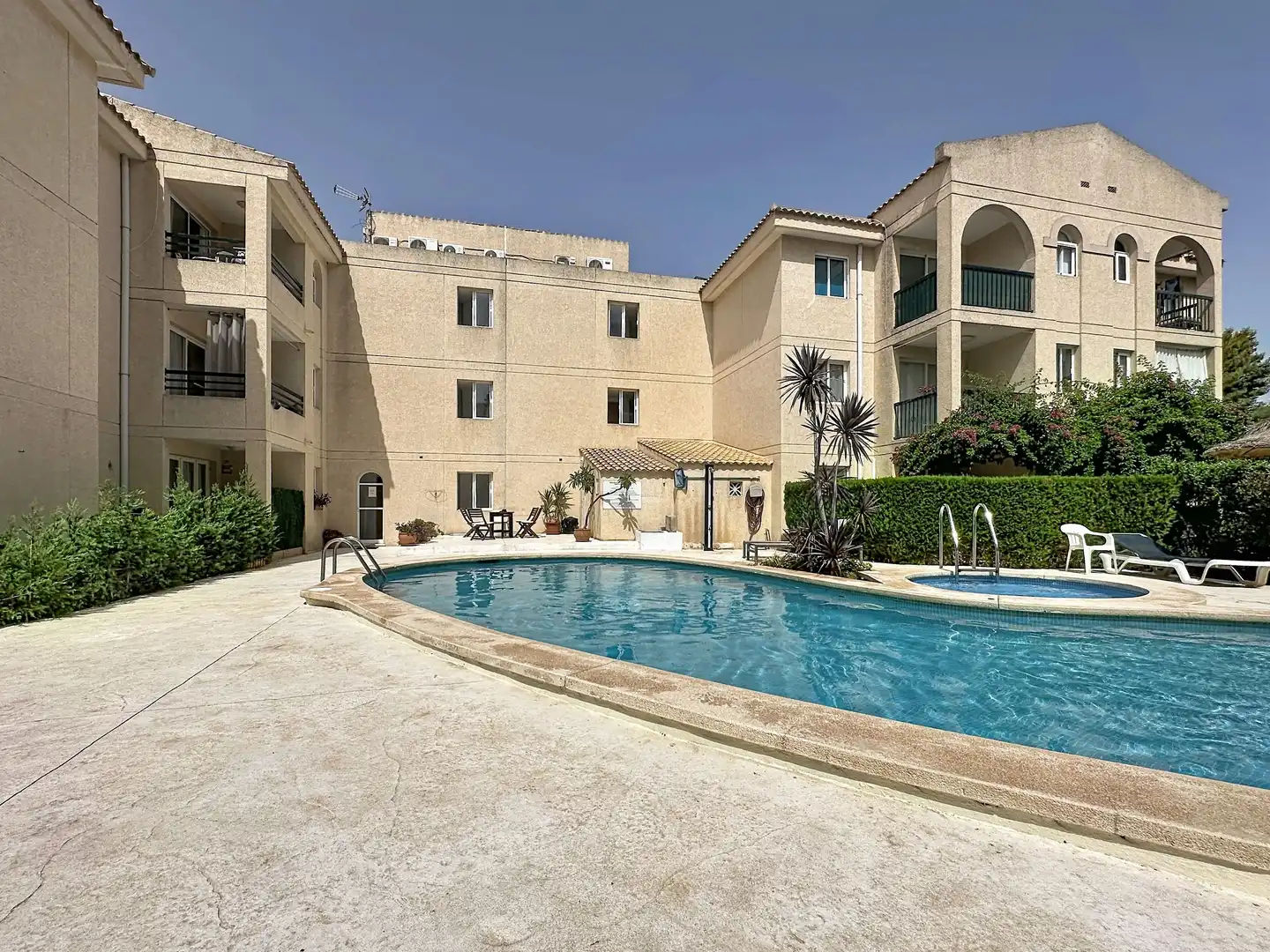 Swimming pool of Flat for sale in Pollença  with Air Conditioner, Terrace and Swimming Pool