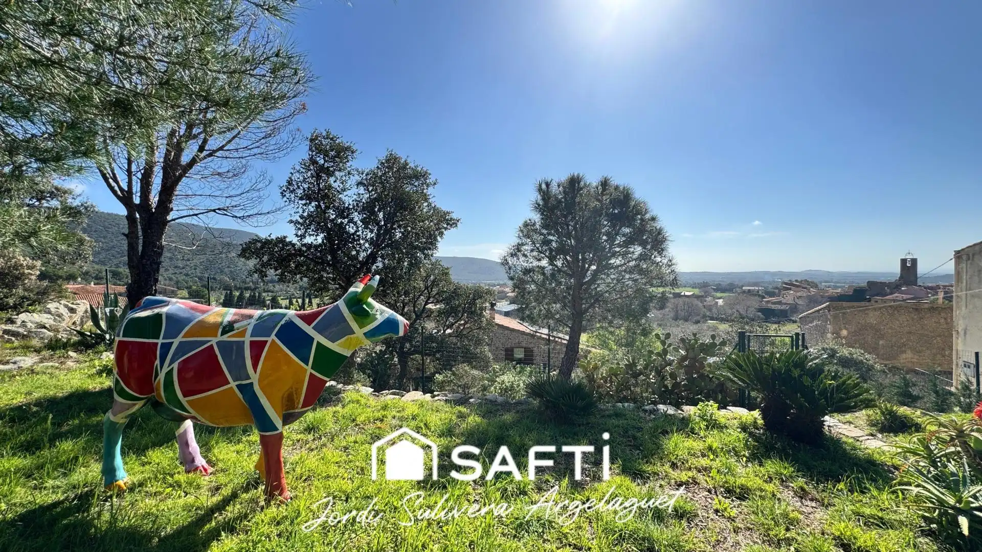 Exterior view of Detached homes for sale in Cantallops  with Heating, Terrace and Swimming Pool