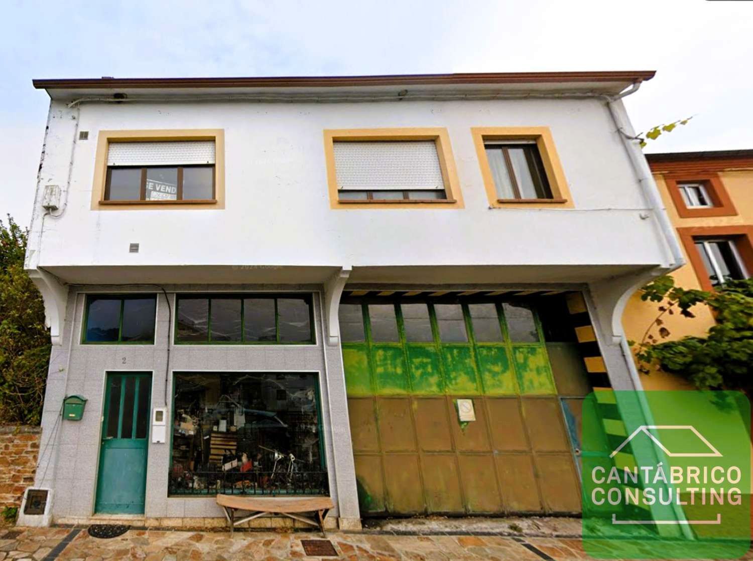 Exterior view of Single-family semi-detached for sale in San Martín de Oscos  with Terrace